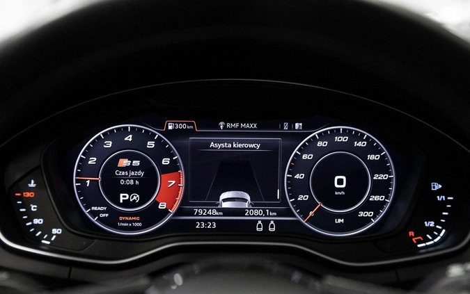 Audi S5 cena 177000 przebieg: 78000, rok produkcji 2017 z Rumia małe 781